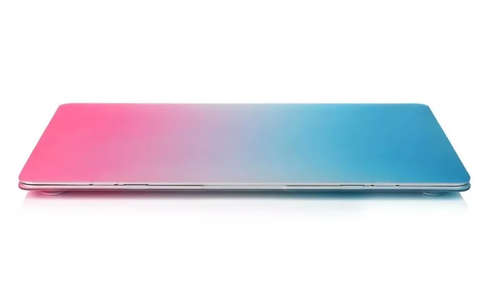Матовый чехол в Радужном стиле для Macbook Air 11 13 Pro 15 Retina 12 дюймов New Ppro Touchbar A1706