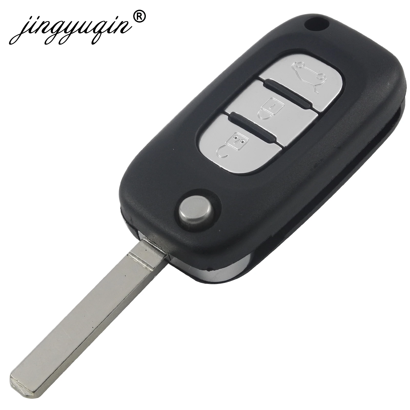 Фото Jingyuqin 2/3 кнопочный флип-ключ для автомобиля чехол-брелок для Renault Fluence Clio /Megane /Kangoo Modus Lada VA2/HU83/Ne72 Blade №2