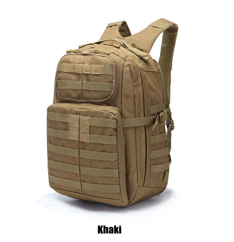 Khaki AOKALI нейлон 900D дизайнер 45L Военная Униформа нападение рюкзак для верховой езды путешествия известный сумка для ноутбука рюкзак - Цвет: Khaki