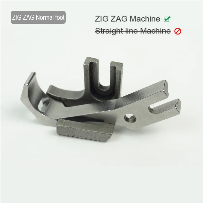 ZIG ZAG Normal foot Застежка-молния, 1/4 прижимная лапка швейной машинки, Зиг заг швейная машина лапка, работа для BateRpak 106-RP кожаная Лапка, нестандартная - Цвет: ZIG ZAG Normal foot