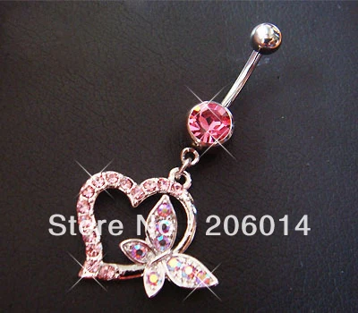 

Оптовая продажа, болтающееся кольцо в пупок, кольцо для живота, ювелирное изделие 5 шт./партия