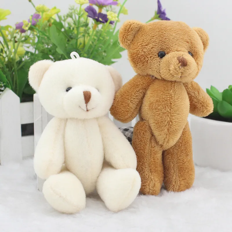 Мини Супер кавайный плюшевый мишка Животные Мягкие плюшевые игрушки совместный