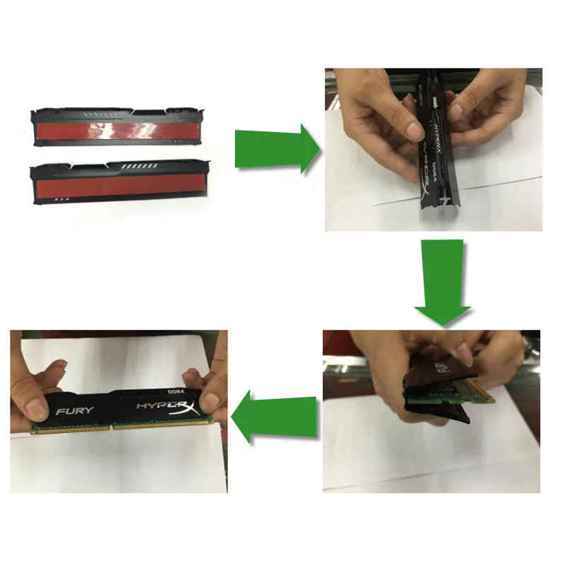 Esloth компьютерные компоненты чехол для теплоотвода совместимый с настольным ПК DDR