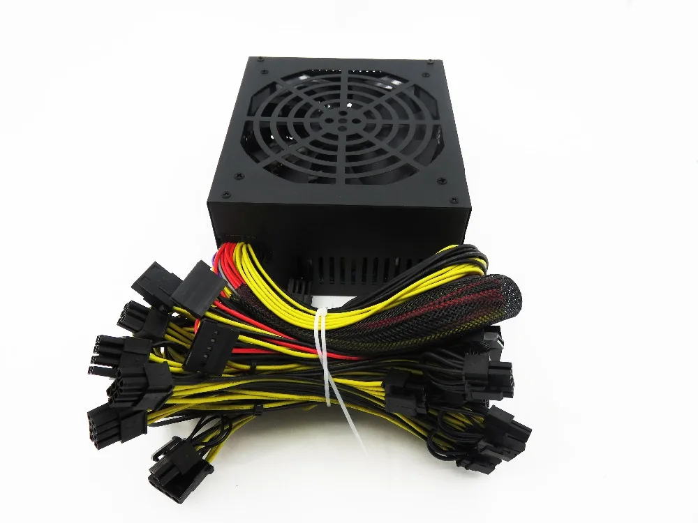 Горячая продажа PSU 1200 Вт источник питания для ETH miner mining эфириум 6 GPU или более карт |