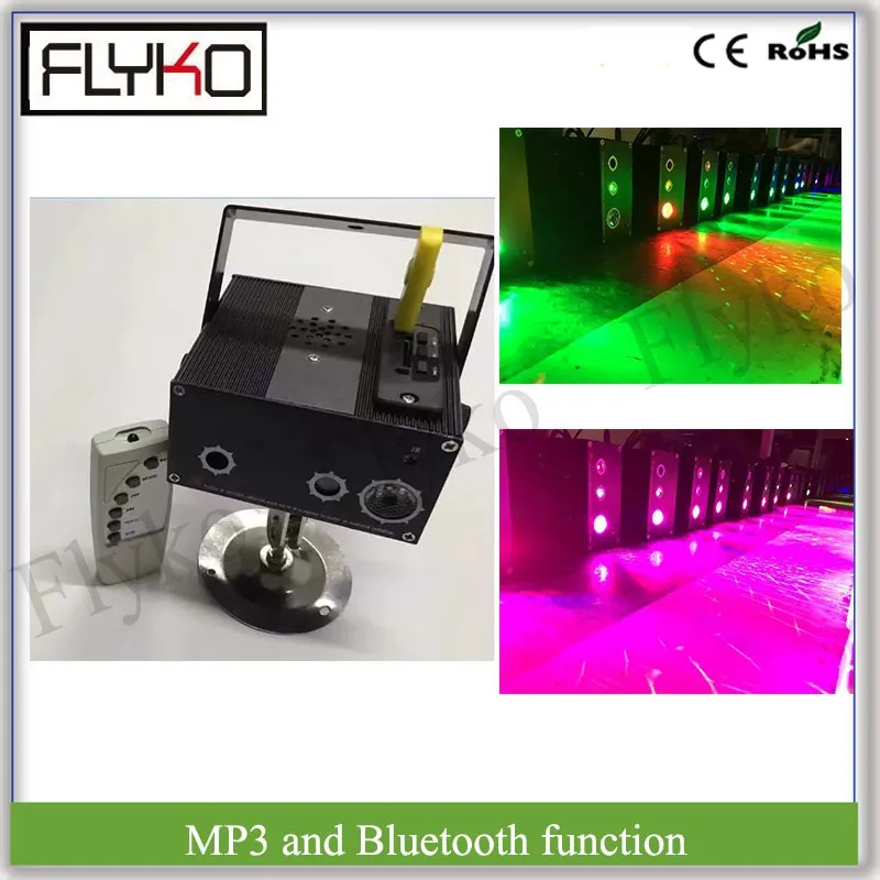 MP3 and Bluetooth function laser light with 3 ports free shipping