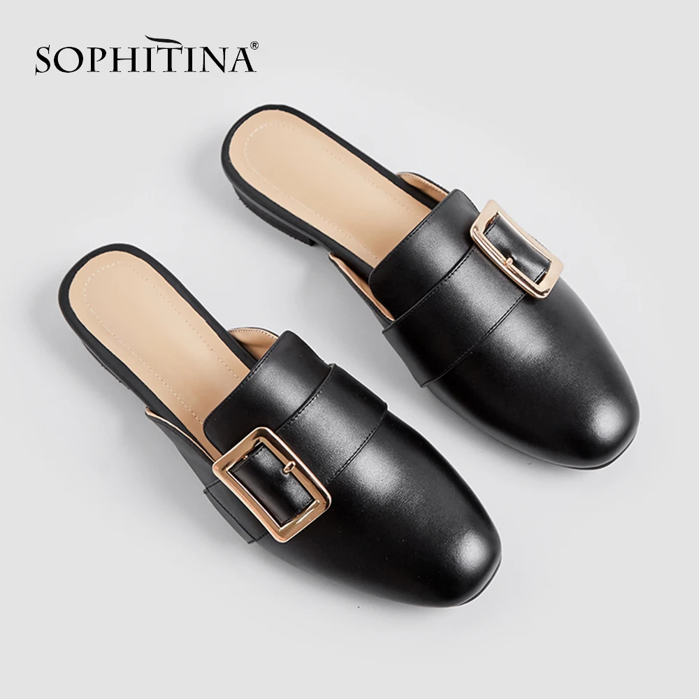 SOPHITINA/Удобные женские сабо высокого качества выполнены из натуральной