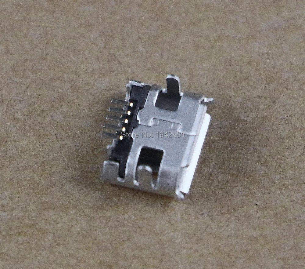 OCGAME 10 шт./лот mini 5pin длинная usb розетка зарядное устройство 5 pin для беспроводного