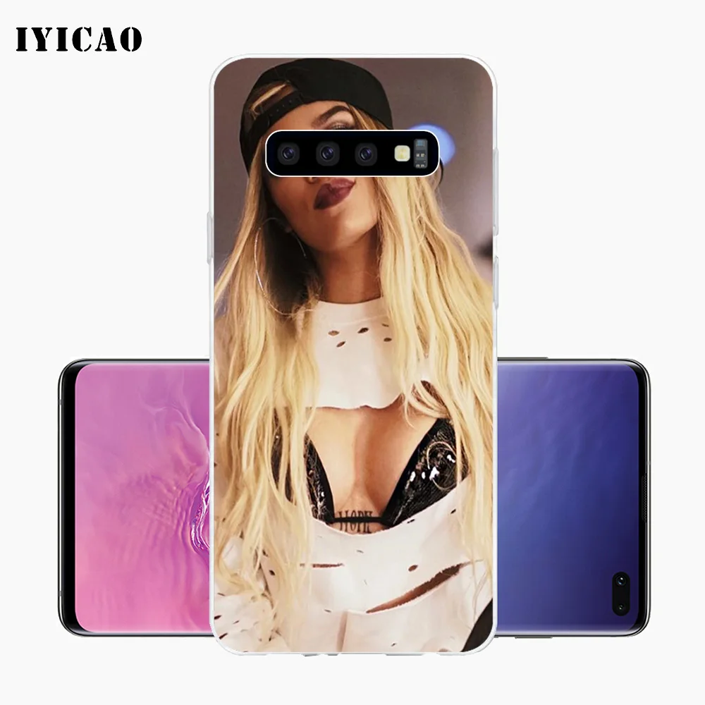 IYICAO Latin singer Karol G Soft Silicone Phone Case for Samsung Galaxy S10e S10 S9 S8 Plus S7 Edge TPU Cover | Мобильные телефоны