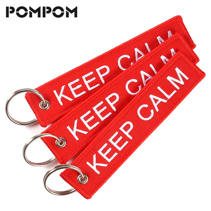 3 шт./лот брелок KEEP CALM и CARRY на крутой держатель для ключей мотоциклов автомобилей