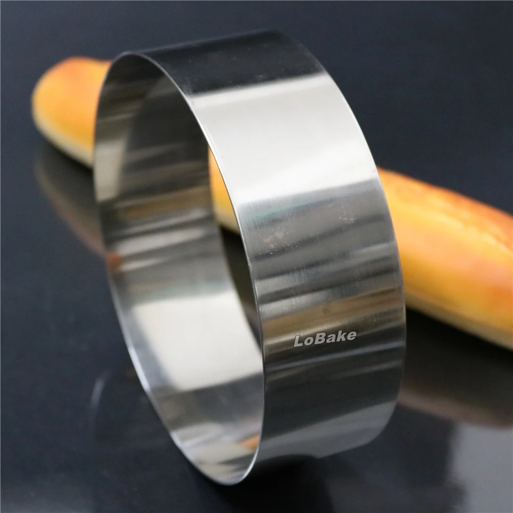 Круглая форма из нержавеющей стали для мусса 6 дюймов|mold for|cheese moldcircle mousse ring |