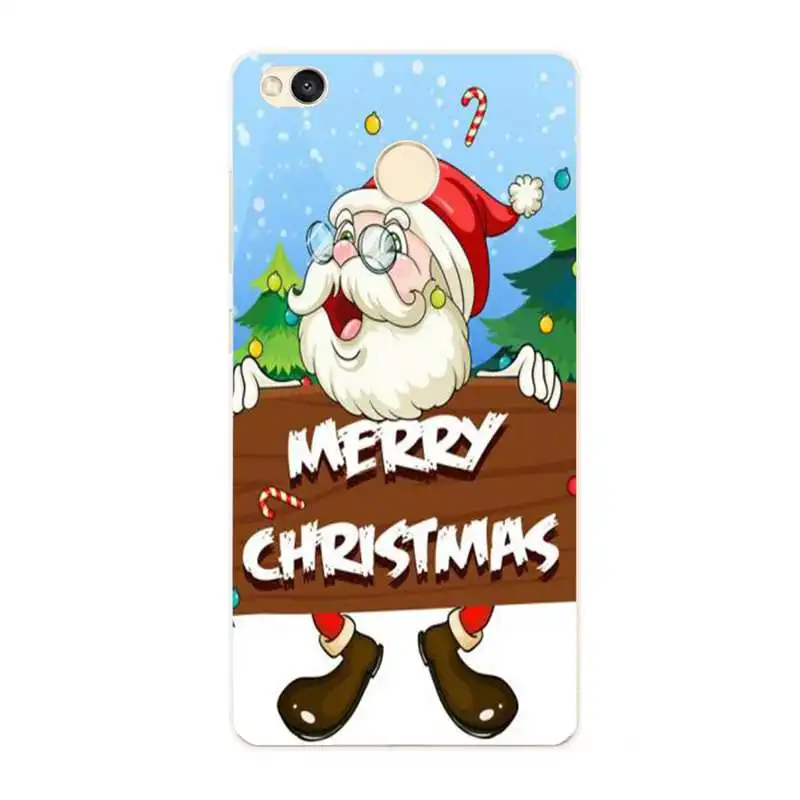 For Xiaomi Redmi 4x Case Xiomi Mi A1 Cover Christmas Santa Claus for xiaomi redmi Note 4 Note5 Pro 4A 5A Phone |