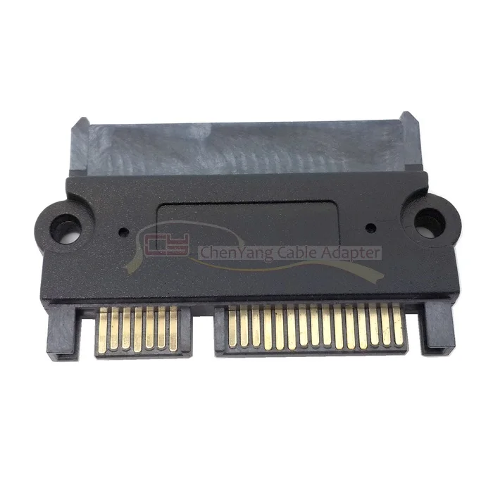 Переходник с разъемами 3 5 &quotи 2 5&quot SATA 22Pin 7 + 15 Male на 22P Female винтовыми