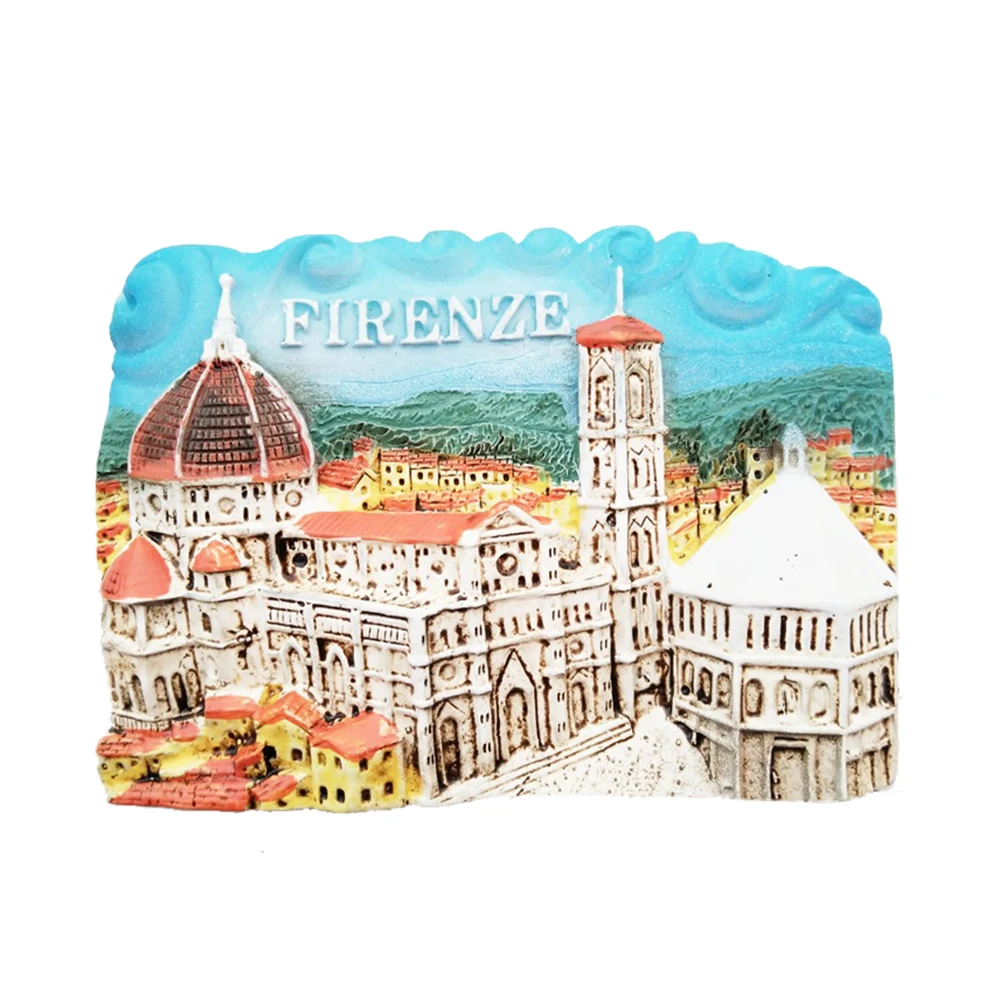 Новинка 2019 наклейки на холодильник из смолы Венеция Италия Франция римская