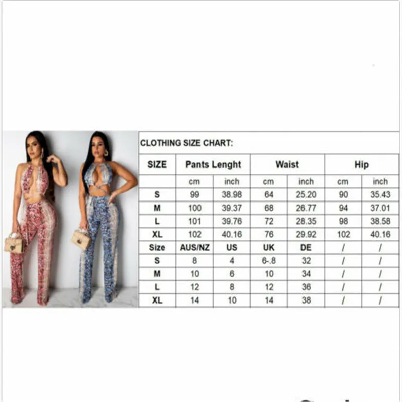 

Rompers Womens Jumpsuit Womens 2Pcs Co-ord Set Crop Top Pants Playsuit Ladies Summer Jumpsuit Romper Sleeveless Summer New