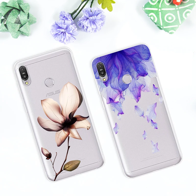 Чехол для Asus Zenfone Max M2 ZB633KL 6 26 Дюймов прозрачный силиконовый чехол с рисунком |