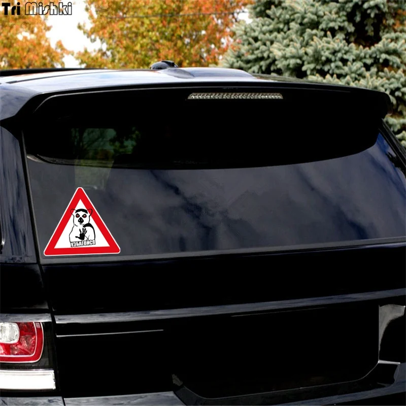 Tri Mishki WCS319 16*14 см красочные ударов и отзвонятся стикер автомобиля Авто