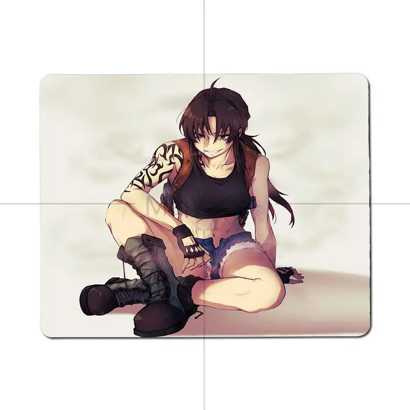 Коврик для мыши MaiYaCa My Favorite Black Lagoon аниме девочек геймерский игровой коврик