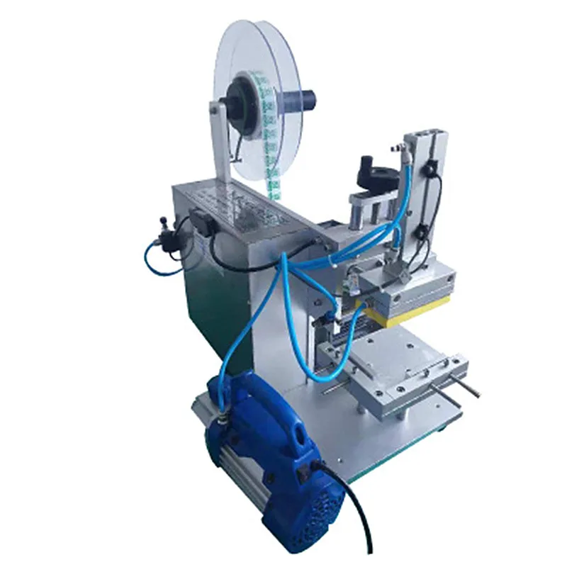 

New Self-adhesive Hand-press Custom Manual Desktop Label Applicator Semi-automatic Bottle Labeling Machine for PET Glass Bottle