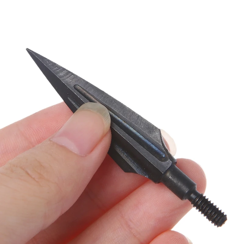 Стрельба из лука Broadhead 140 зерен высокоуглеродистой стали охотничьи соединения
