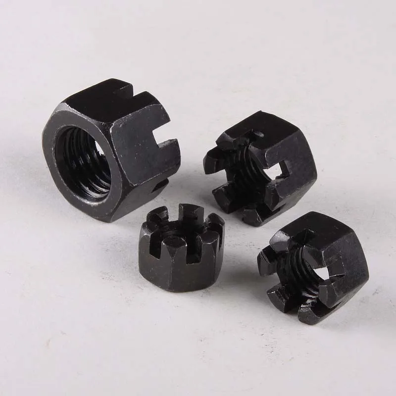 3 шт. гайки с пазом шлицевые шестигранные цветущие рубанковские M10 GB58|nut m10|m10 nutm1 nut |
