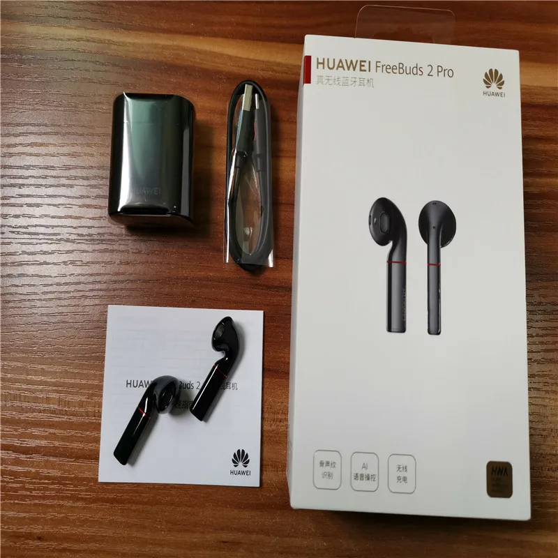 HUAWEI FreeBuds 2 Pro Freebuds 1 наушники type C Bluetooth беспроводная водонепроницаемая гарнитура с двойным управлением