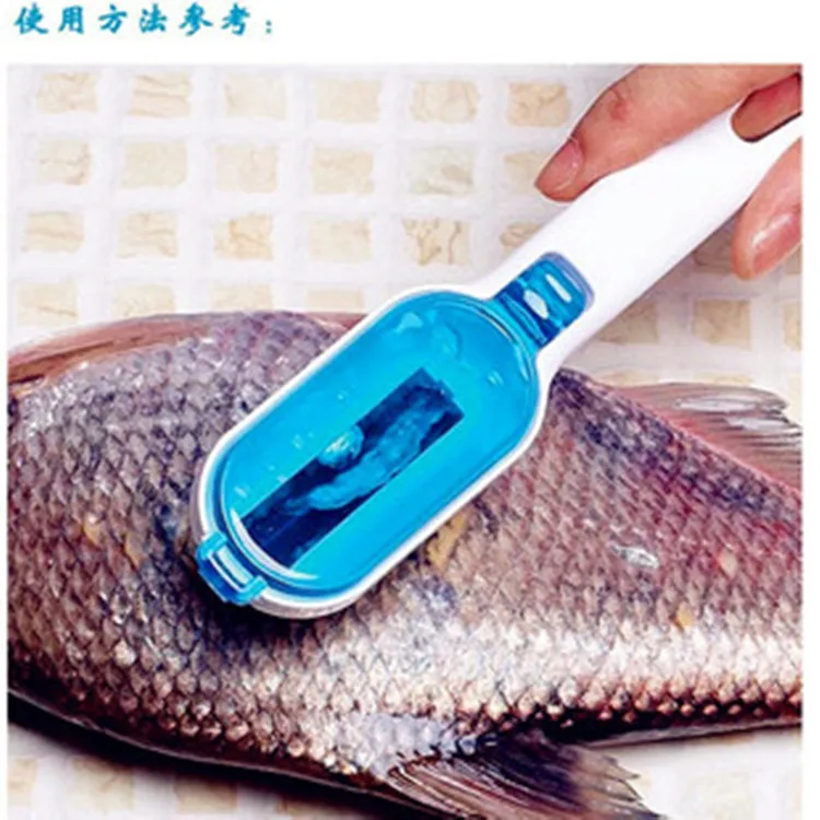 ANGRLY супер практичные домашние кухонные инструменты легко чешуйки строгания с помощью скребок рыбные весы