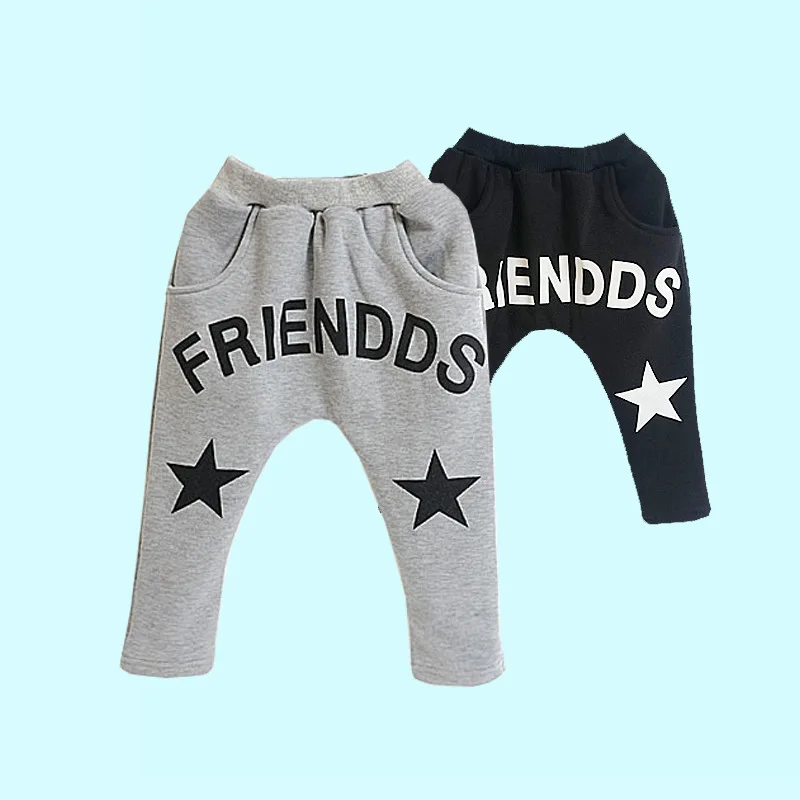 

hot sell autumn/winter new fashion with velvet thickening warm kids harem pants 2-8 year children pants boys girls pants DK21