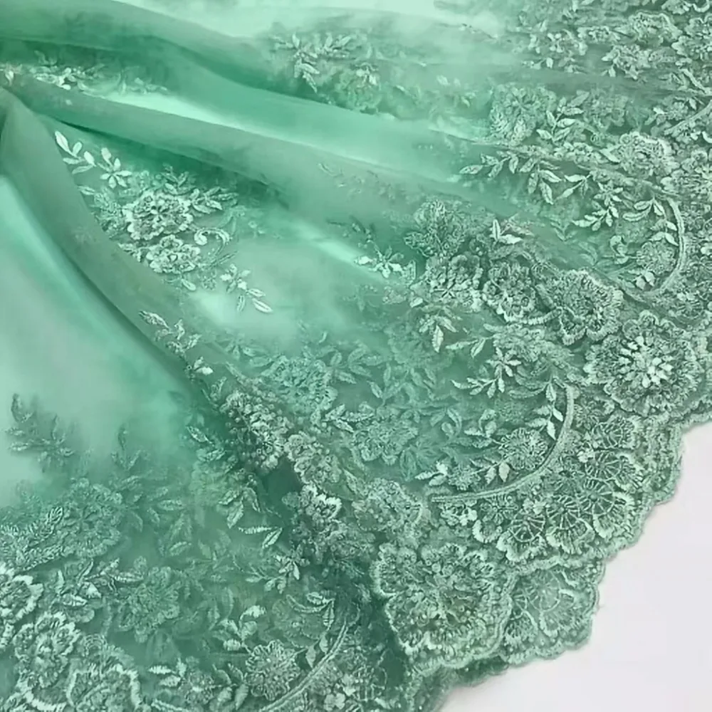 Beautifical французского кружева африканский розовый кружевной ткани с бисером