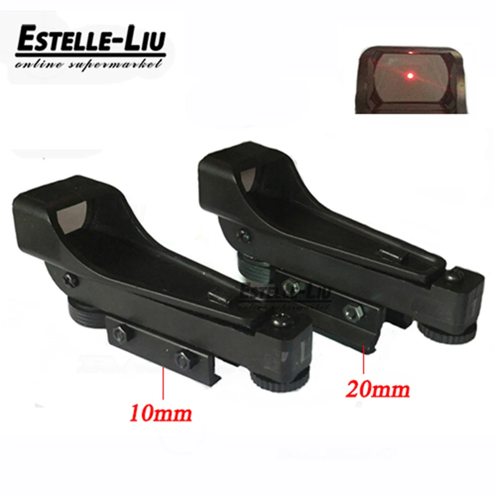 Тактический коллиматорный прицел красная точка зрения область с широким Airgun 10