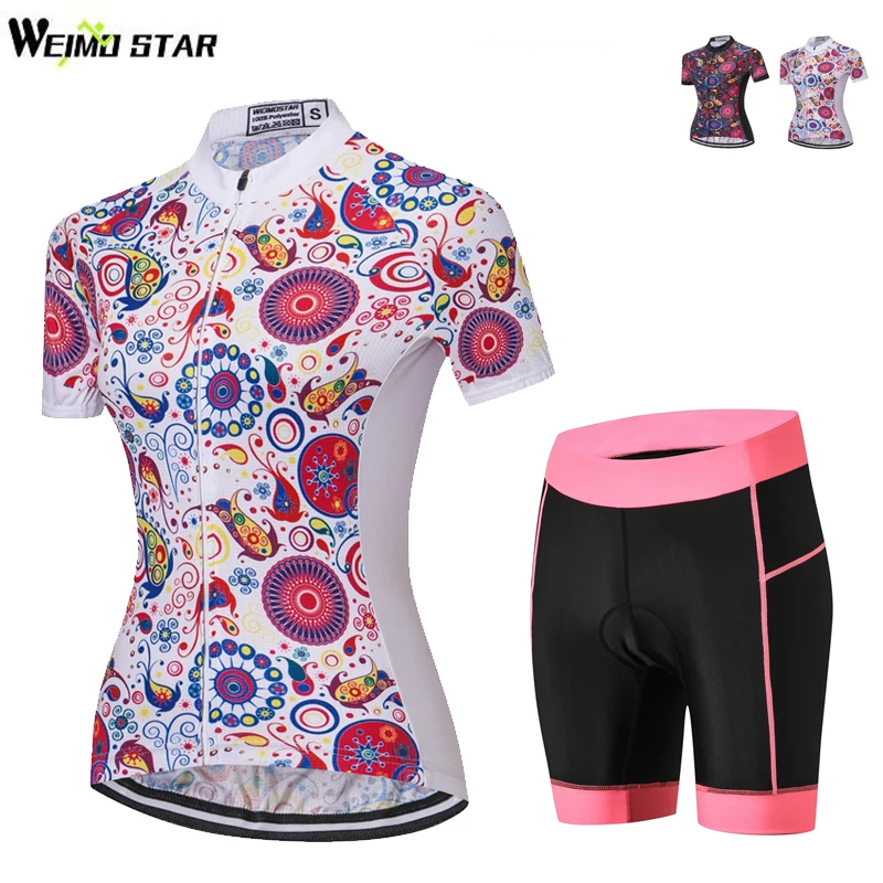

Джерси для велоспорта, Летняя женская одежда для велоспорта, дышащая велосипедная одежда для горного велосипеда, быстросохнущие комплекты ...