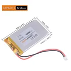 3 шт.лот 3,7 V 1250mAh 503562 литий-полимерный литий-ионный аккумулятор для MP3 MP4 игр мальчик мышь gps трекер PSP динамик
