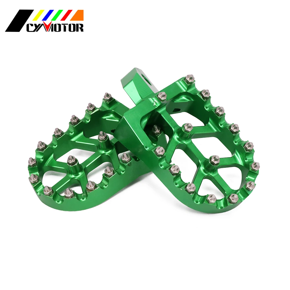 ЧПУ подножки мотоцикла Мото подножек для KAWASAKI KDX220 KDX200 KDX250 1991 1992 1993-1996 KX125 KX250 KX500
