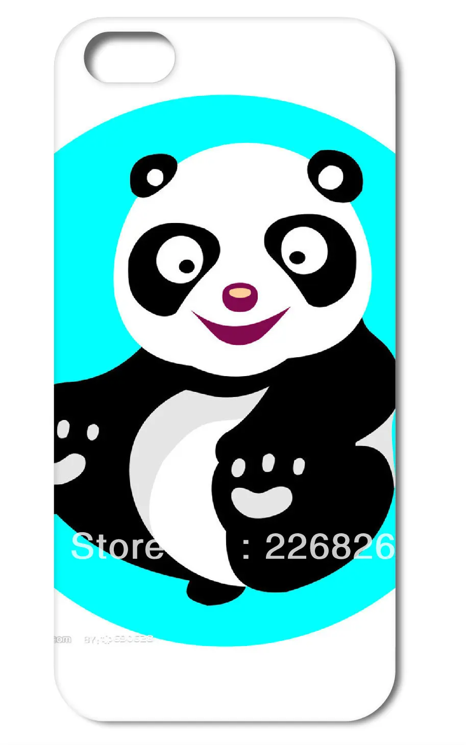 New Design !The 10PCS/Lot Cute Panda Hard Case Cover for Apple Phone 5 5S +FREE SHIPPING|phone taiwan|phone cover nokia e71phone iphone |