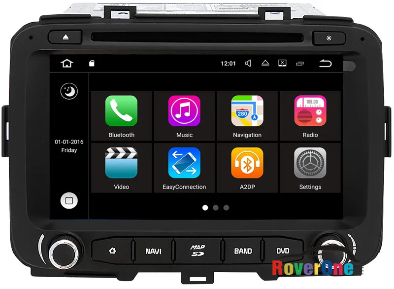 Для KIA Carens 2013 2014 2015 ОС Android 7.1 Авто Стерео Радио DVD GPS навигации мультимедийный плеер