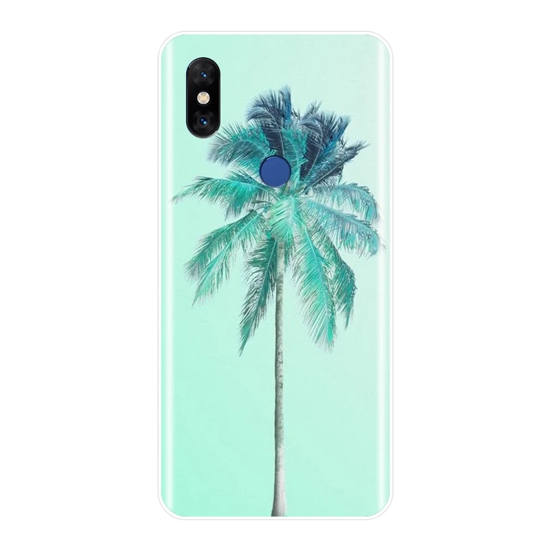 Чехол для телефона Xiaomi Mi Max Note 1 2 3 пончик с зелеными фруктами листьями Qcean Sky