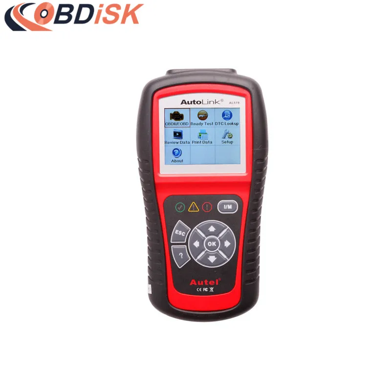 Оригинальный Autel Автоссылка AL519 OBD II и может сканер инструмент multi языки код
