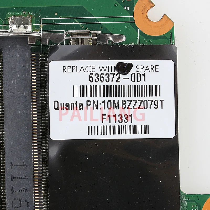 Материнская плата для ноутбука PAILIANG HP G4T 1000 HM55 материнская ПК 636372 001 501 DA0R12MB6E1