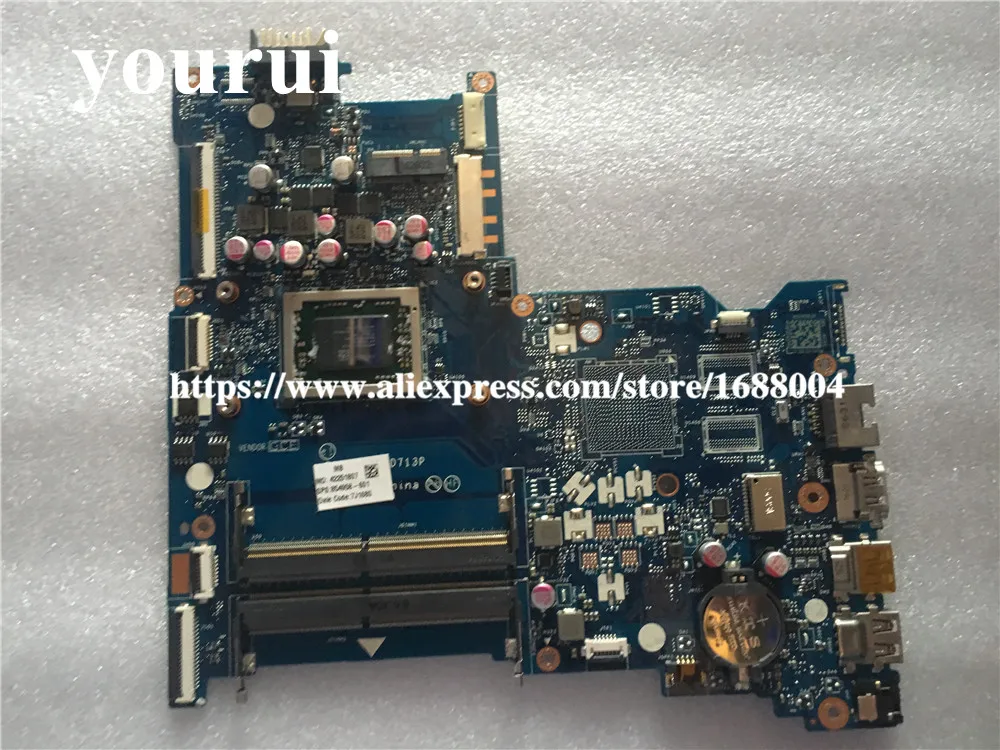 854958-601 BDL51 LA-D713P для ноутбука 15-BA Series материнской платы с A10-9600P | Компьютеры и офис
