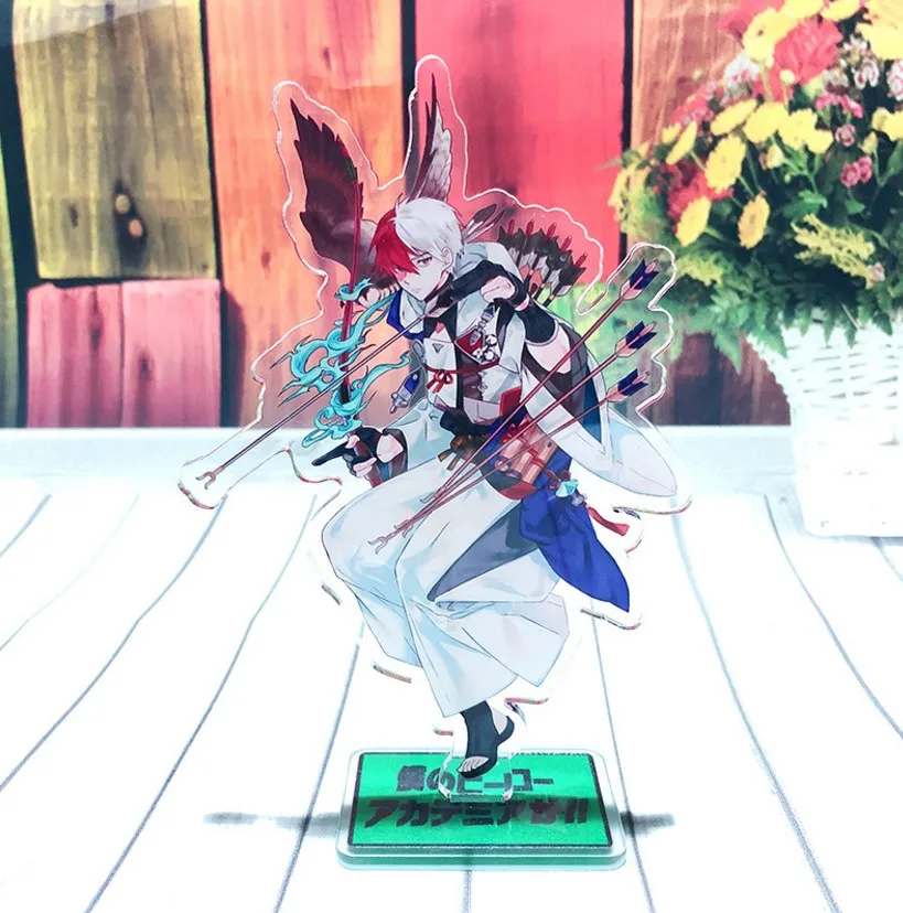 Аниме My Hero Academy Boku no Hero Akademia Izuku Midoriya акриловая модель на подставке игрушки экшн-фигурка Подвеска Игрушка двусторонний подарок - Цвет: C