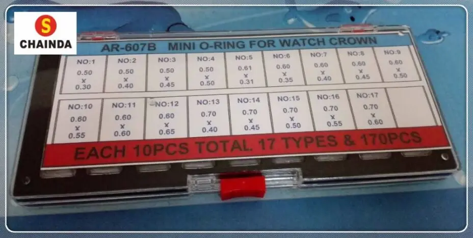 

Rubber Mini O-Ring Assortment for Japanese Crowns 170 Pieces