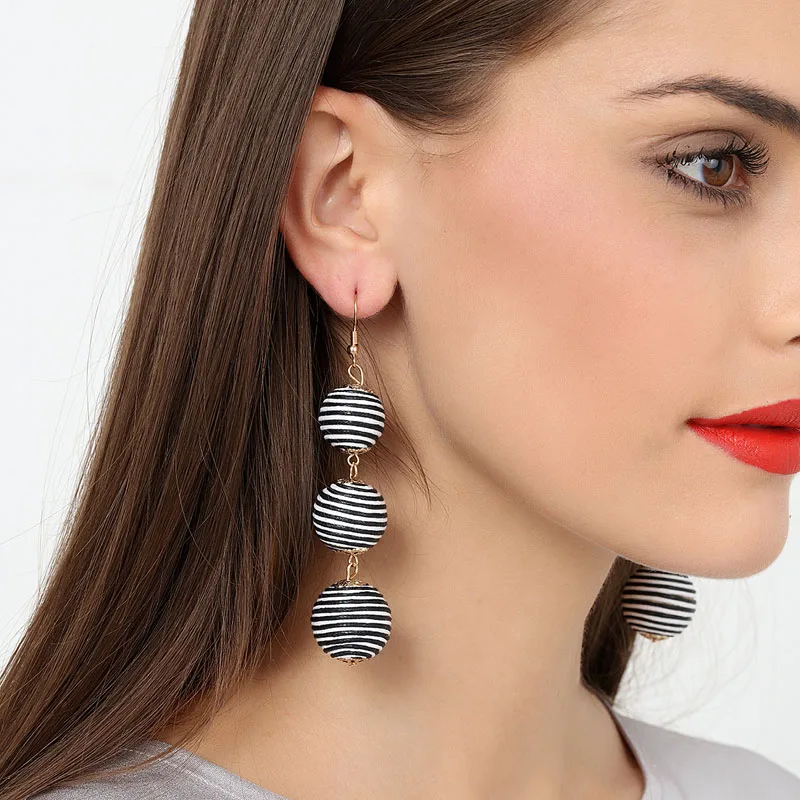 Кисточкой Серьги для Для женщин в богемном стиле Boho серьги Женская мода стержня
