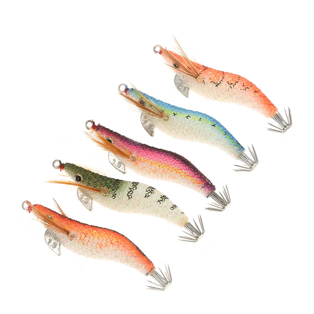 5 шт./компл. набор рыболовных приманок рыболовные приманки для креветок