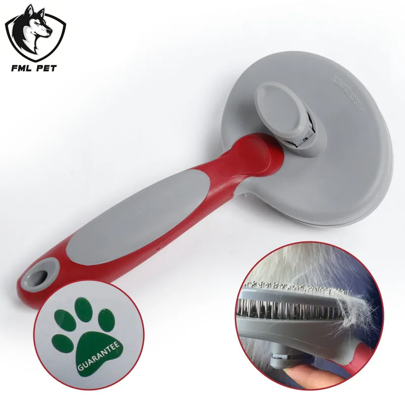 Умная Антистатическая круглая щетка для груминга домашних животных|pet pet|dog