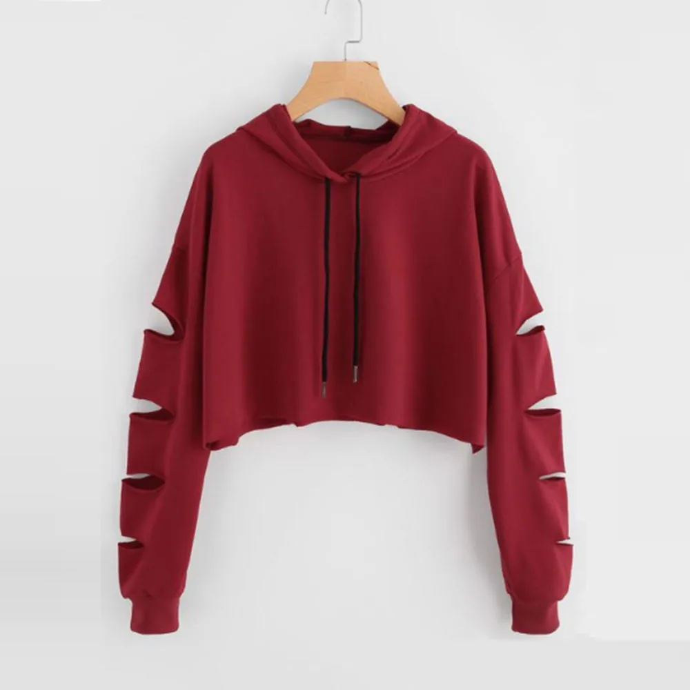 Women Sweetshirts Fashion Hoodie Hooded Sweatshirt Casual Long Sleeve Jumper Pullover Solid Blouse Y2k Ropa Mujer Blusas Худи