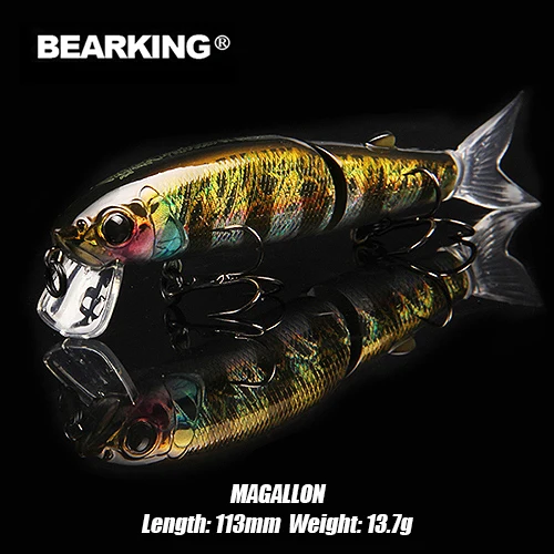 Magallon-H BEARKING Magallon Family 113 мм 16 г, 113 мм 13,7 г, 88 мм 7,2 г профессиональные рыболовные приманки гольян Кривошип горячая модель приманки - Цвет: Magallon-H