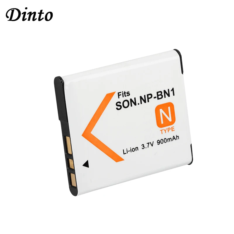 Dinto 900 мА/ч 3 7 V NP BN1 NPBN1 цифровой Камера Батарея для Sony DSC W310 W330 W350 W370 W380 W390 TX7 TX5 WX5C