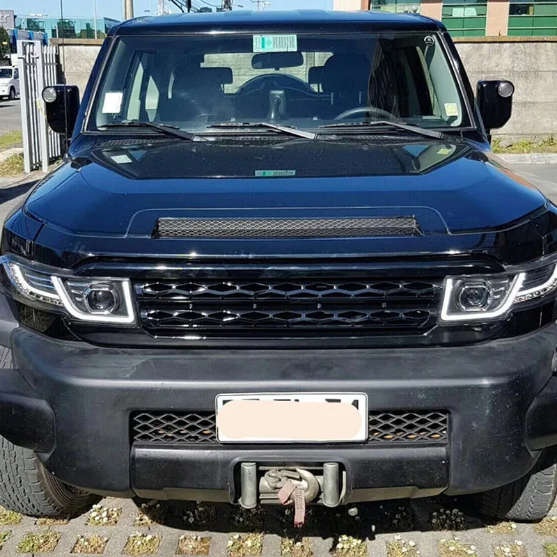 Новейший светодиодный DRL проектор фары и задние фонари и решетки для Toyota FJ Cruiser 2007- двойной луч задний фонарь