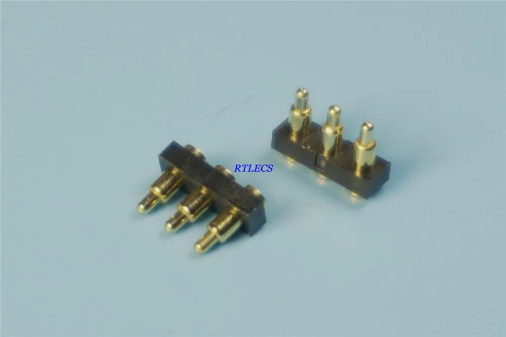 Пружинный контактный разъем pogo 10 шт. 3 шаг 2 54 мм поверхностное крепление PCB SMT