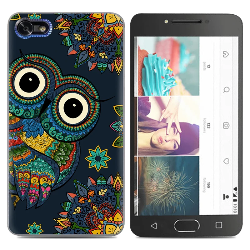 Силиконовый чехол для Alcatel A5 мягкий из ТПУ LED 5085D 5085Y 5 2-дюймовый телефона с