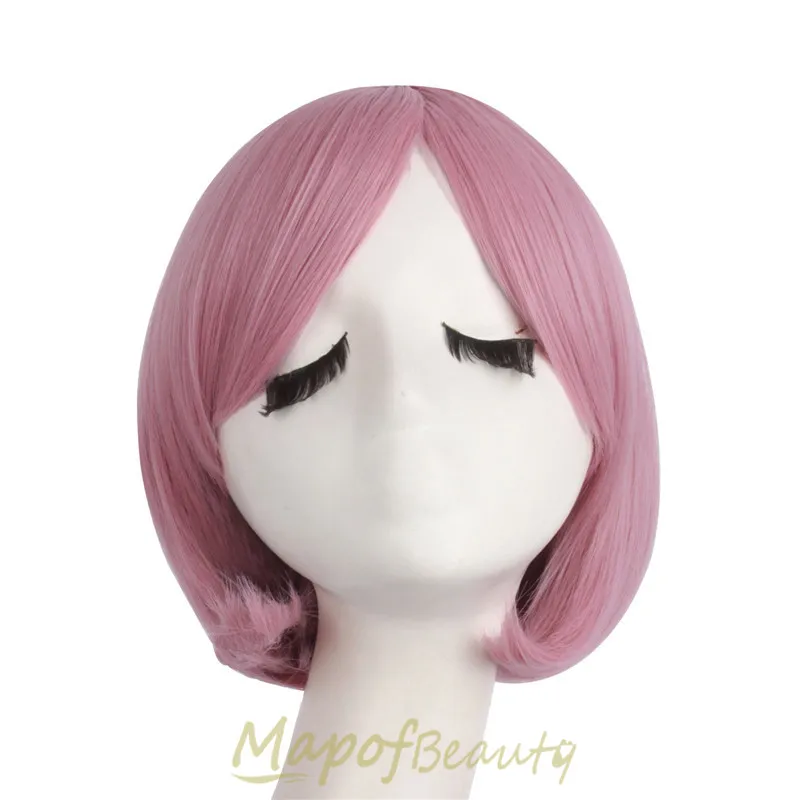 MapofBeauty 12 ''парик Боб Короткие прямые Голубые розовые белые натуральные парики